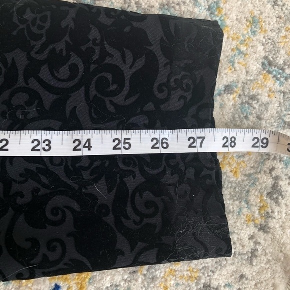 ATTYRE New York/ LEGGINGS /Blk jacquard print/ 12 - Picture 3 of 7